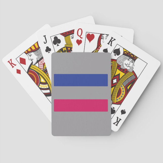 ANDROGYNISCHER STOLZ SPIELKARTEN (Rückseite)
