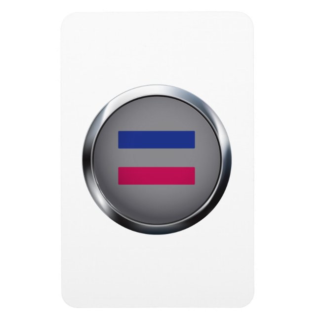 ANDROGYNISCHES MEDAILLON MAGNET (Vertikal)