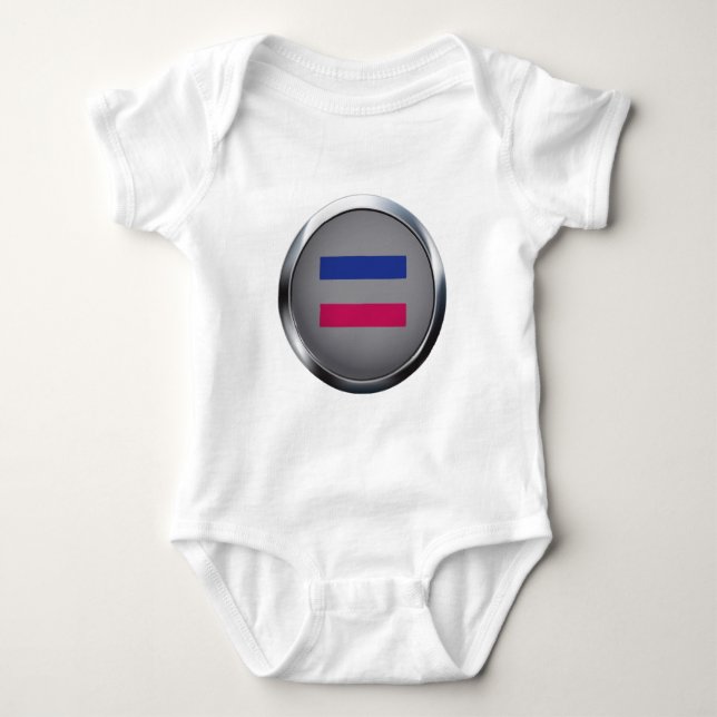 ANDROGYNOUS MEDALLION BABY STRAMPLER (Vorderseite)