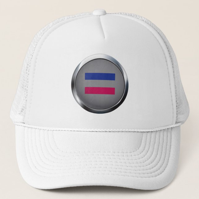 ANDROGYNOUS MEDALLION TRUCKERKAPPE (Vorderseite)