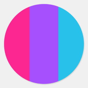 Androgynous Pride Circle Aufkleber