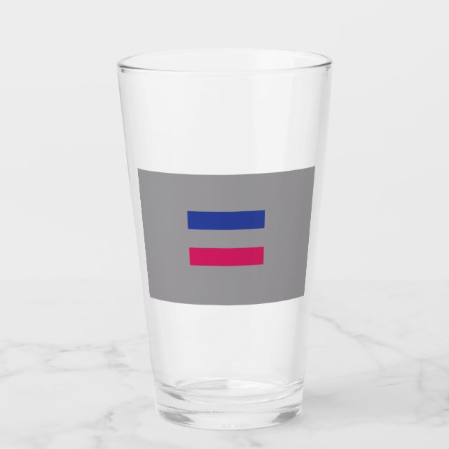 Androgynous Pride Glas (Vorderseite)