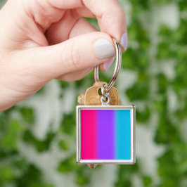 Androgynous Pride Gradient - Geschenk für Androgyn Schlüsselanhänger