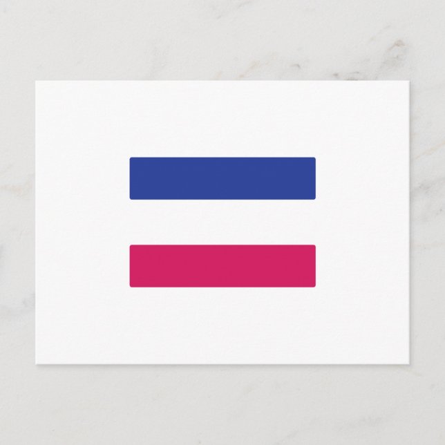 ANDROGYNOUS-SYMBOL POSTKARTE (Vorderseite)