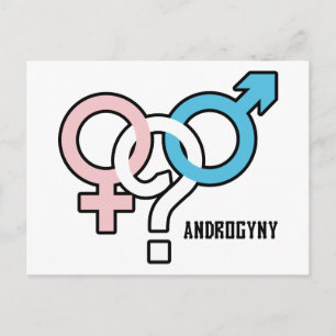 Androgyny Postkarte