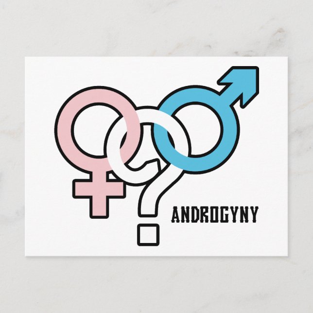 Androgyny Postkarte (Vorderseite)