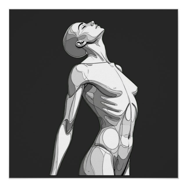 Android Anatomy - High-Definition Glossy Art Poste Poster (Vorderseite)