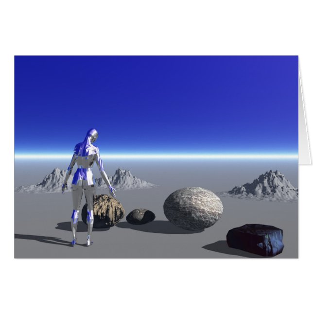 Android auf dem blauen Planeten (Vorderseite (Horizontal))