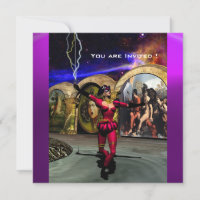 ANDROID BALLET, Rot Lila Blue Science Fiction