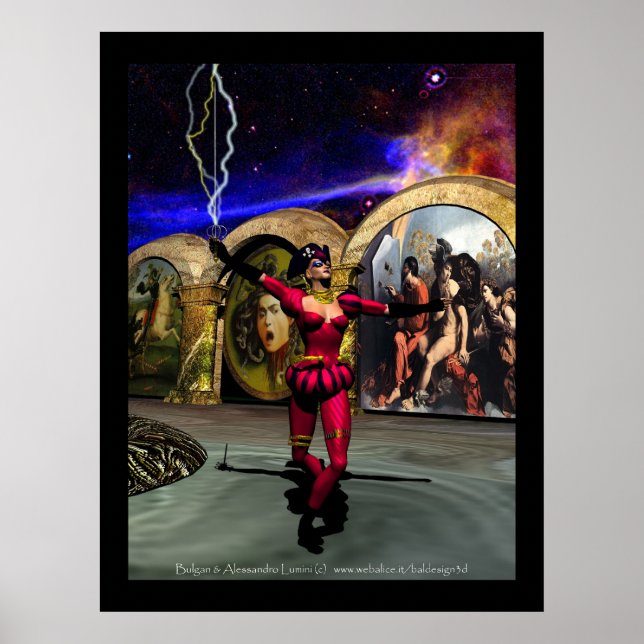 ANDROID BALLET, Science Fiction Poster (Vorne)
