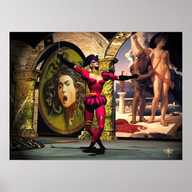 ANDROID BALLET, Science Fiction Poster (Vorne)