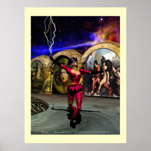 ANDROID BALLET, Science Fiction Poster