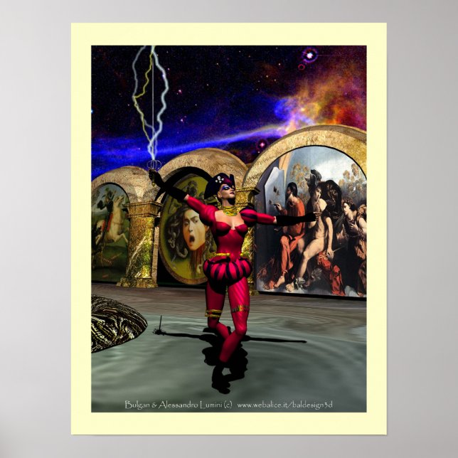 ANDROID BALLET, Science Fiction Poster (Vorne)