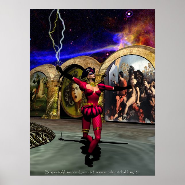 ANDROID BALLET, Science Fiction Poster (Vorne)