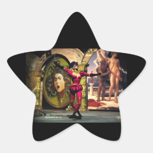 ANDROID BALLET, Science Fiction Stern-Aufkleber