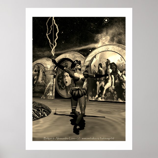 ANDROID BALLETT , Science Fiction Poster (Vorne)