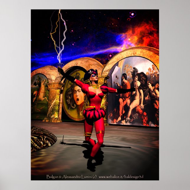 ANDROID BALLETT, Science Fiction Poster (Vorne)