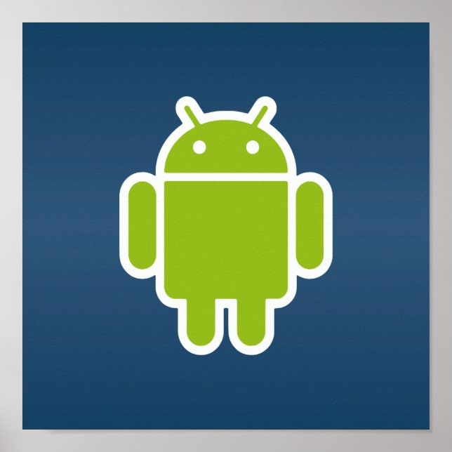 Android Blue Poster (Vorne)
