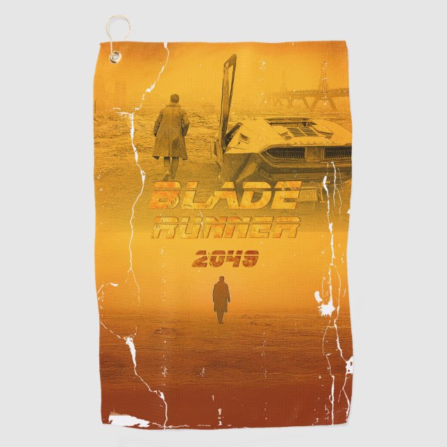 Android Dreams 2049 Golfhandtuch (Vorderseite)