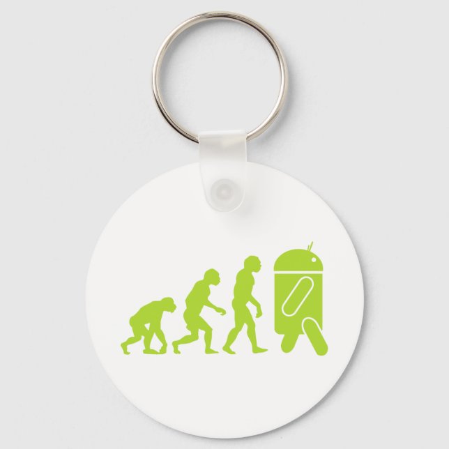Android-Evolution Schlüsselanhänger (Vorderseite)