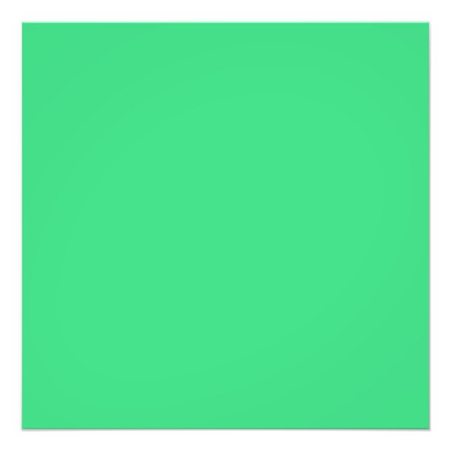 Android grün (Vollfarbe) Fotodruck (Vorne)