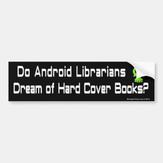 Android Librarians Autoaufkleber
