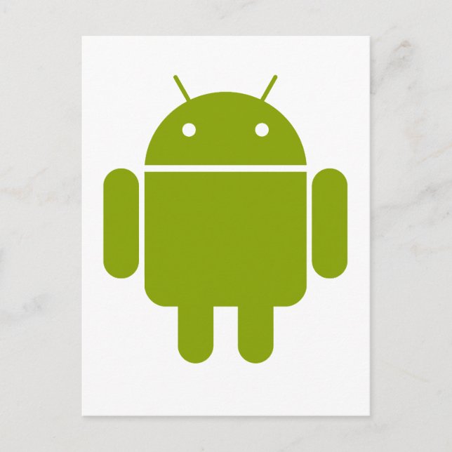 Android Postkarte (Vorderseite)