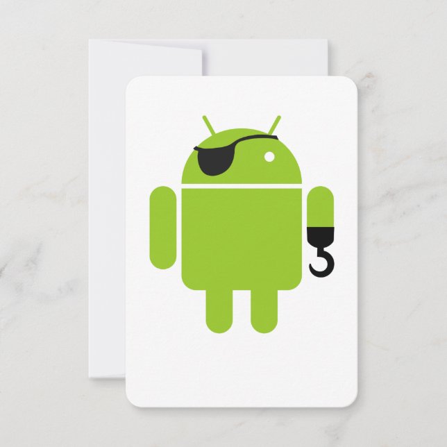 Android Robot Mighty Pirate (Vorderseite)