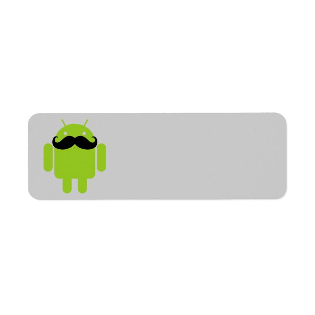 Android Robot Mustache (Vorne)