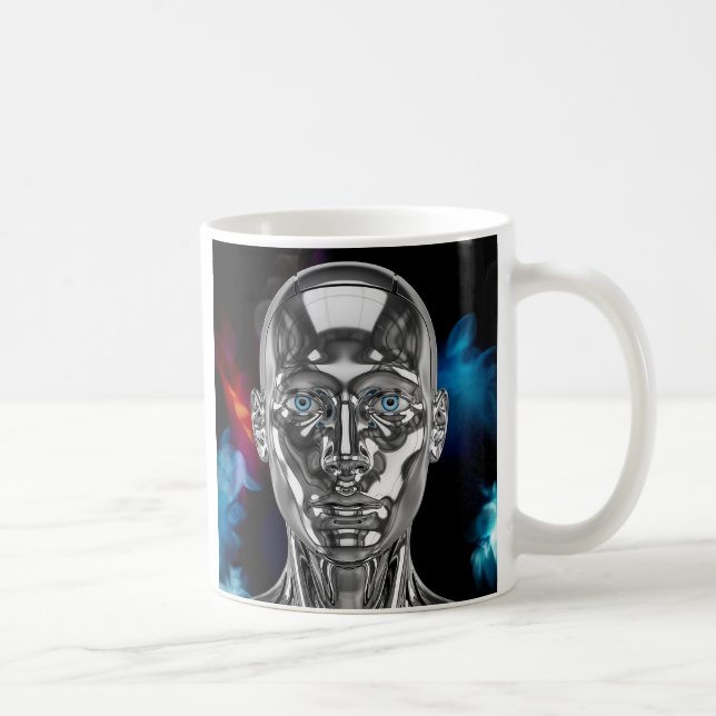 Android Science Fiction Kaffeetasse (Rechts)
