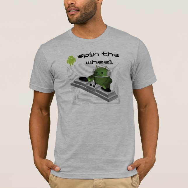 android spin the wheel T-Shirt (Vorderseite)