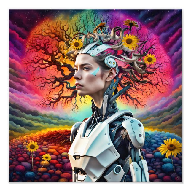 Android Tree Fotodruck (Vorne)