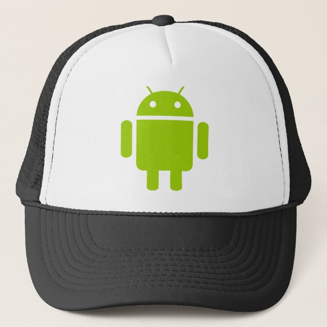 Android Truckerkappe (Vorderseite)