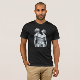 Android Union: Futuristic Cyborg Couple T-Shirt