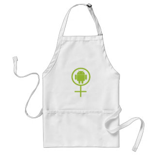 Android von Frauen (Zeichen / Symbol) Schürze