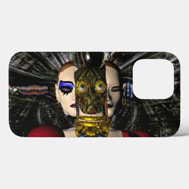 ANDROID XENIA SPACESHIP PILOT, Science Fiction Case-Mate iPhone Hülle (Rückseite (Horizontal))