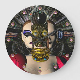 ANDROID XENIA SPACESHIP PILOT-Science Fiction Große Wanduhr