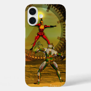 ANDROID XENIA TREFFT CYBORG TITAN iPhone 16 PLUS HÜLLE