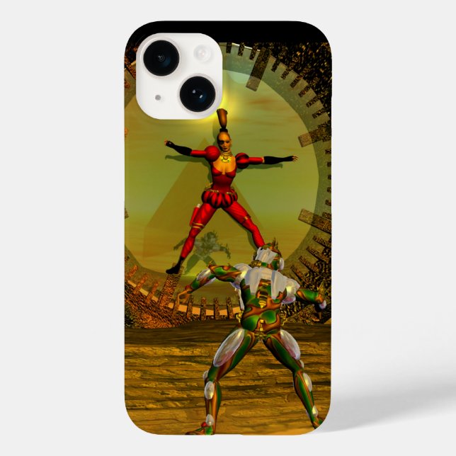 ANDROID XENIA TREFFT CYBORG TITAN Case-Mate iPhone HÜLLE (Rückseite)