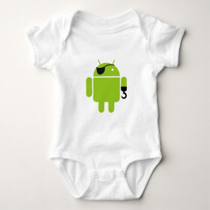 Androide Roboter-Piraten-Art Baby Strampler