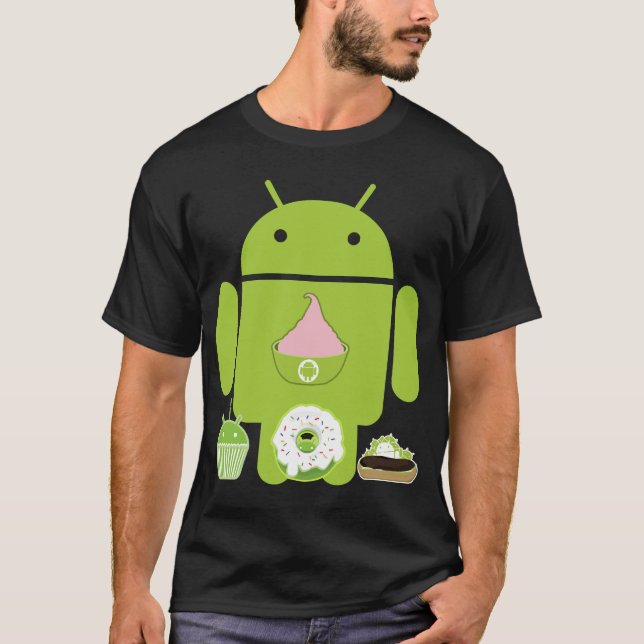 Androide Versionen T-Shirt (Vorderseite)