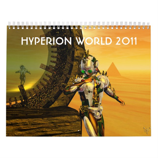 ANDROIDEN,ZYBORE AUS DER HYPERION WORLD 2017 KALENDER (Titelbild)