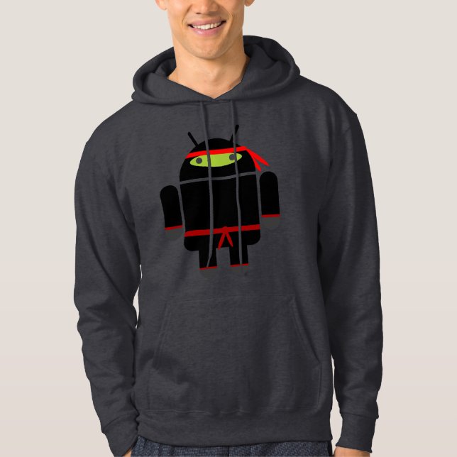Androider Ninja Hoodie (Vorderseite)