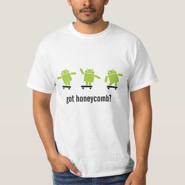 Androider Skateboarding T-Shirt (Vorderseite)