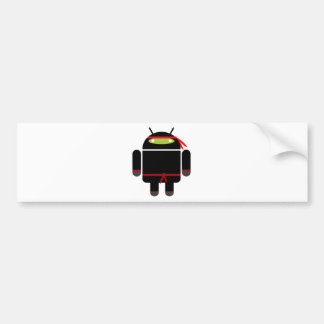 Androides Ninja Autoaufkleber