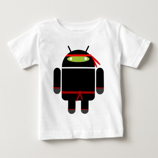 Androides Ninja Baby T-shirt (Vorderseite)