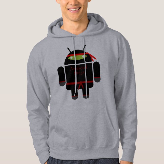 Androides Ninja Hoodie (Vorderseite)