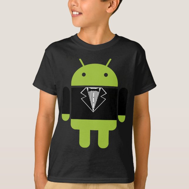Androides Tux T-Shirt (Vorderseite)