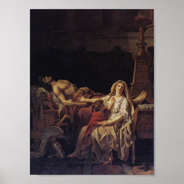 Andromache Mourning Hector Poster (Vorne)