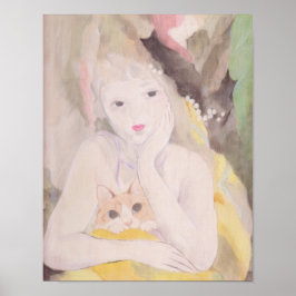 Andromed et chat Marie Laurencin Poster